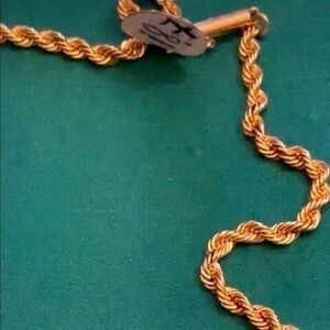 - Gold chain unisex 14K yellow gold new